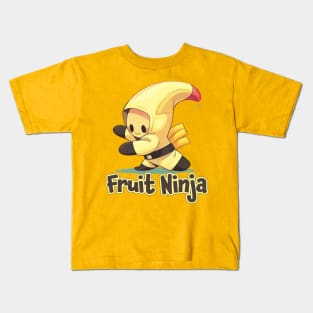 Kawaii Banana - Fruit Ninja Kids T-Shirt